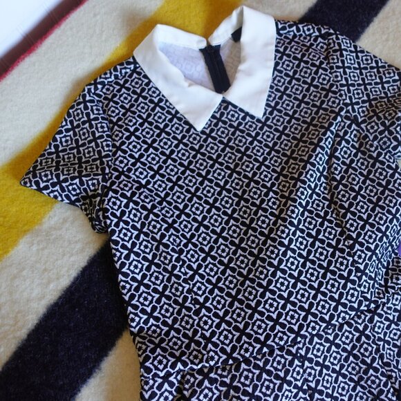 Aqua Collared Romper - Picture 1 of 2